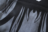 Retro Tie Dyed Love Printed Fleece Pullover Hooded Hoodies For Men And