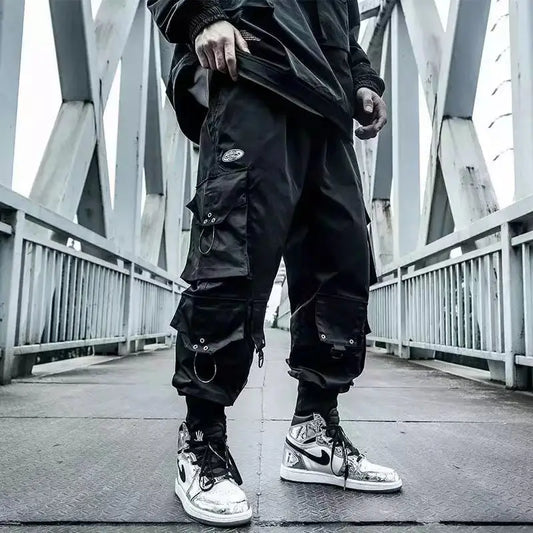arens cargo pants men joggers hip hop techwear pants hippie cargo trousers for men streetwear plus size pockets oversize a18 streetwear sweatpants