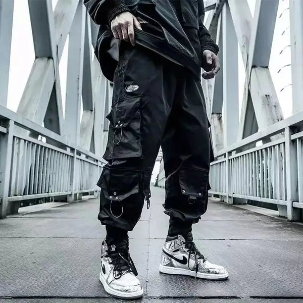 arens cargo pants men joggers hip hop techwear pants hippie cargo trousers for men streetwear plus size pockets oversize a18 streetwear sweatpants