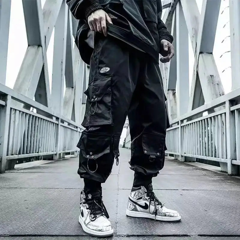 arens cargo pants men joggers hip hop techwear pants hippie cargo trousers for men streetwear plus size pockets oversize a18 streetwear sweatpants