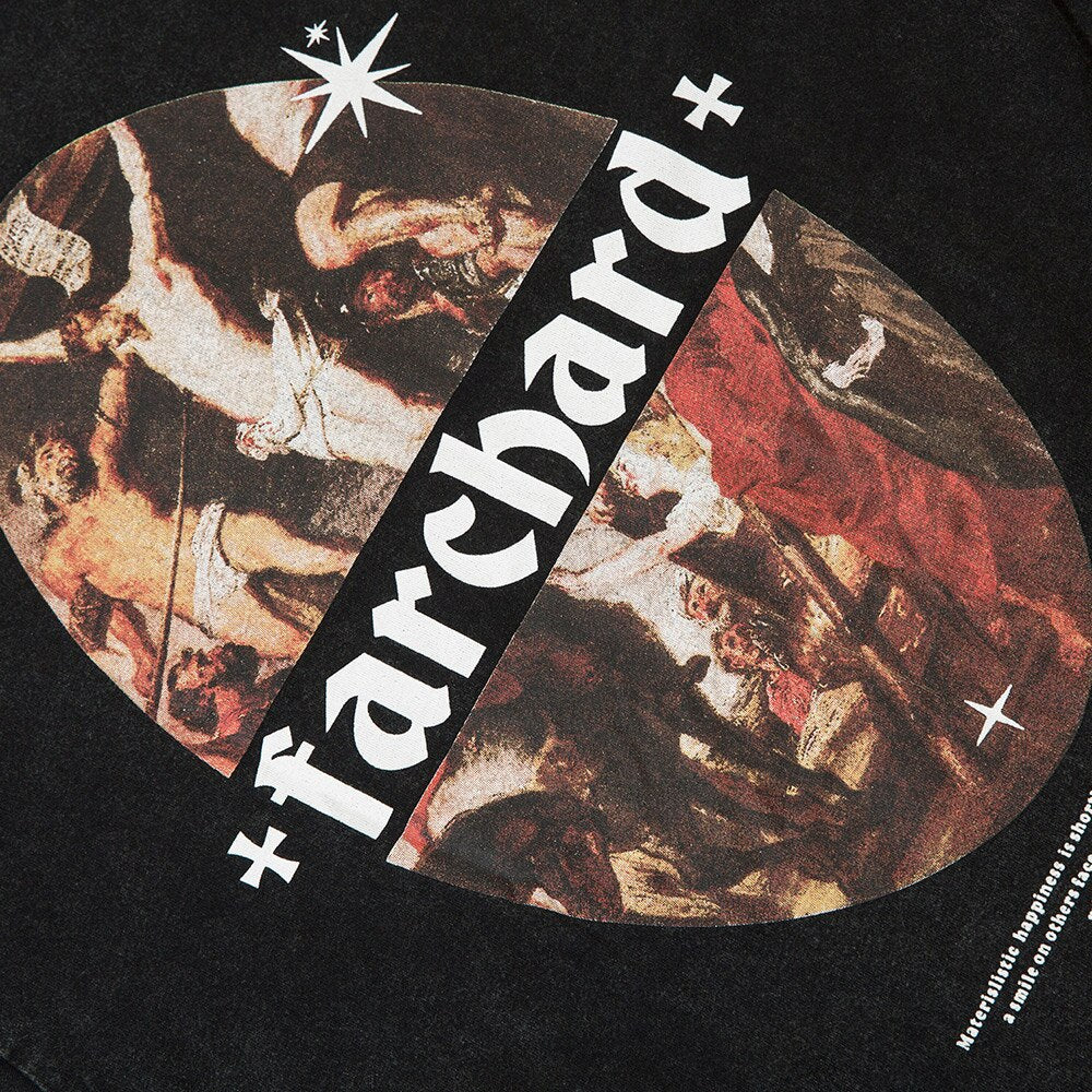 "Farfetched" Unisex Men Women Streetwear Graphic Sweatshirt Daulet Apparel
