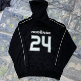 Oversized rapper hoodie with classic 90s design