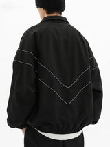 retro baseball bomber, cold season style, for men, fall streetwear outfit, oversized style, layered fashion, modern aesthetic