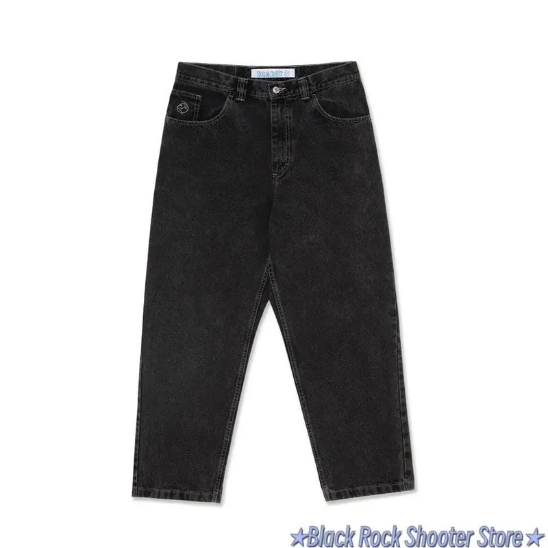 y2k gothic polar big boy baggy jeans cartoon embroidery streetwear mens womens fashion denim pants hot sell wide leg trouser 1 unique jeans style 4805
