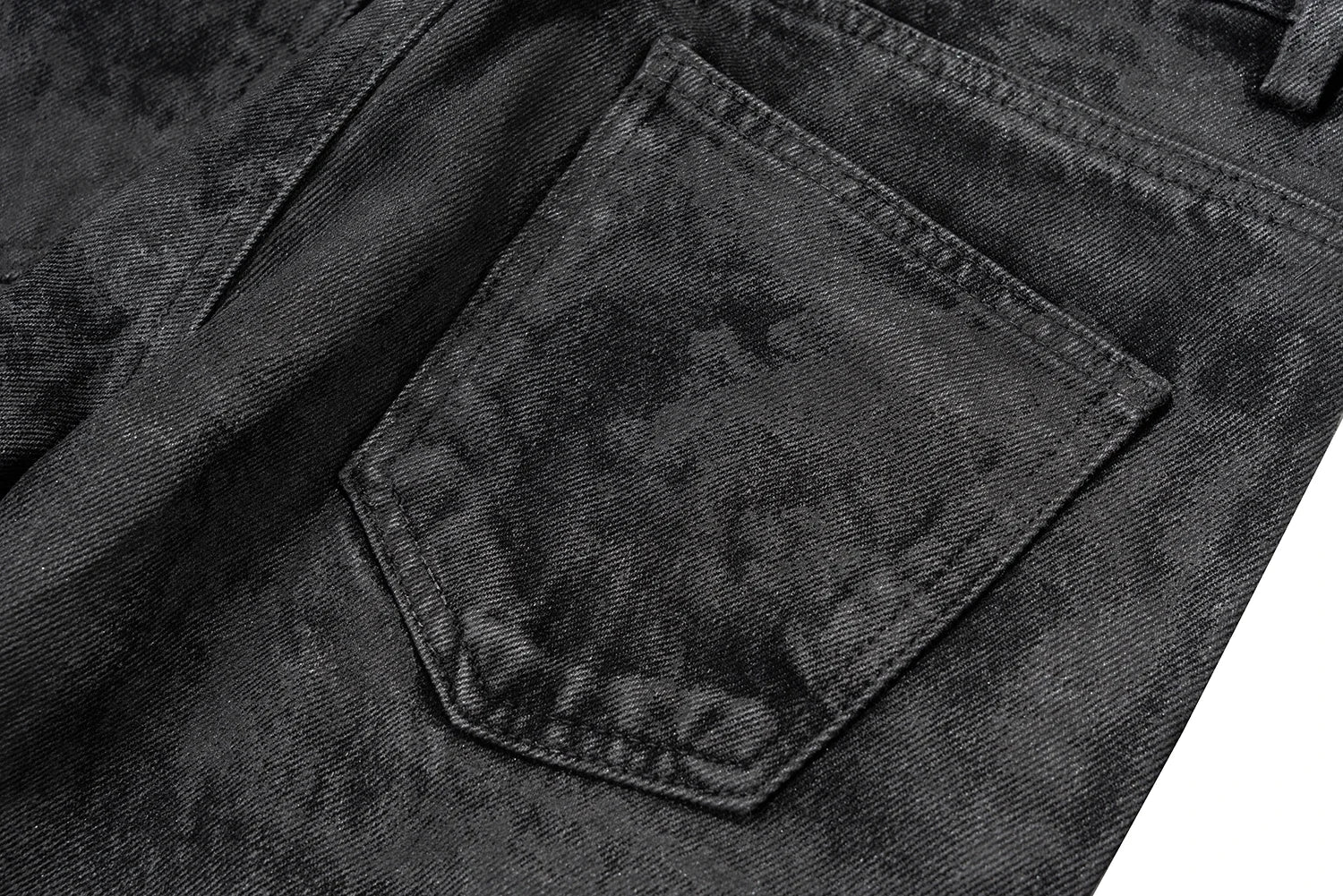 high street hand brushed glue sparkling baggy flare jeans for men y2k pantalones hombre leather pants oversized denim trousers 2 unique jeans style 4583