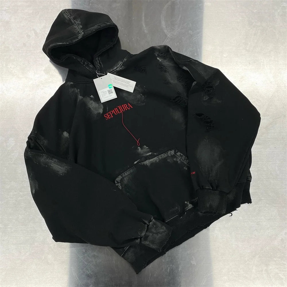 techwear flame knit sweater with structured oversized fit, ideal for cold streetwear layers, men’s streetwear clothing piece 