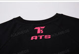 Vaporwave Graphic tee – Men Harajuku High Street T Shirt Patchwork Contrasted Raglan