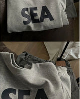 Trendy Korean Y2K Sweatshirts Men Women Hip Hop Autumn and Winter Plus Velvet Ins Trendy American Retro Style Jackets and Tops