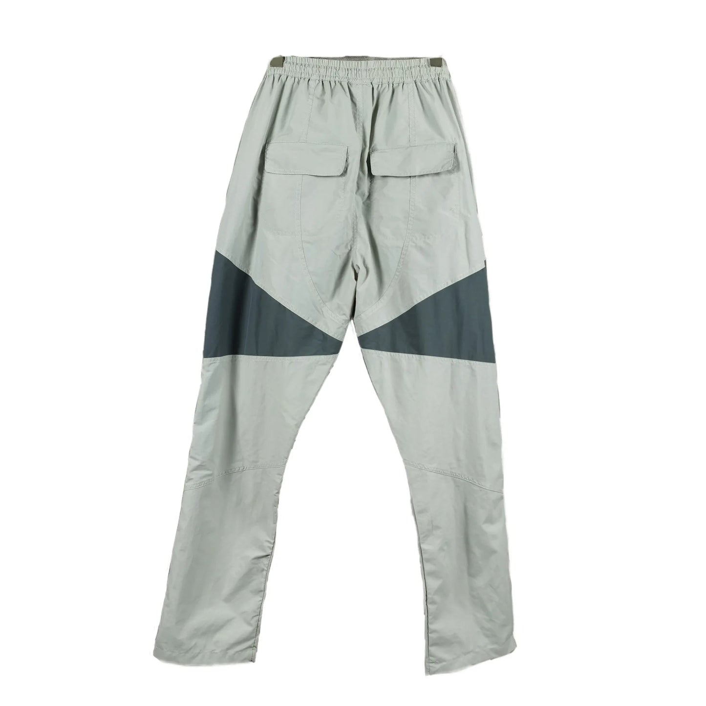 three dimensional adhesive zipper splicing functional patchwork cargo trousers mens high street vibe thin nylon cargo pants unique cargo style 1951