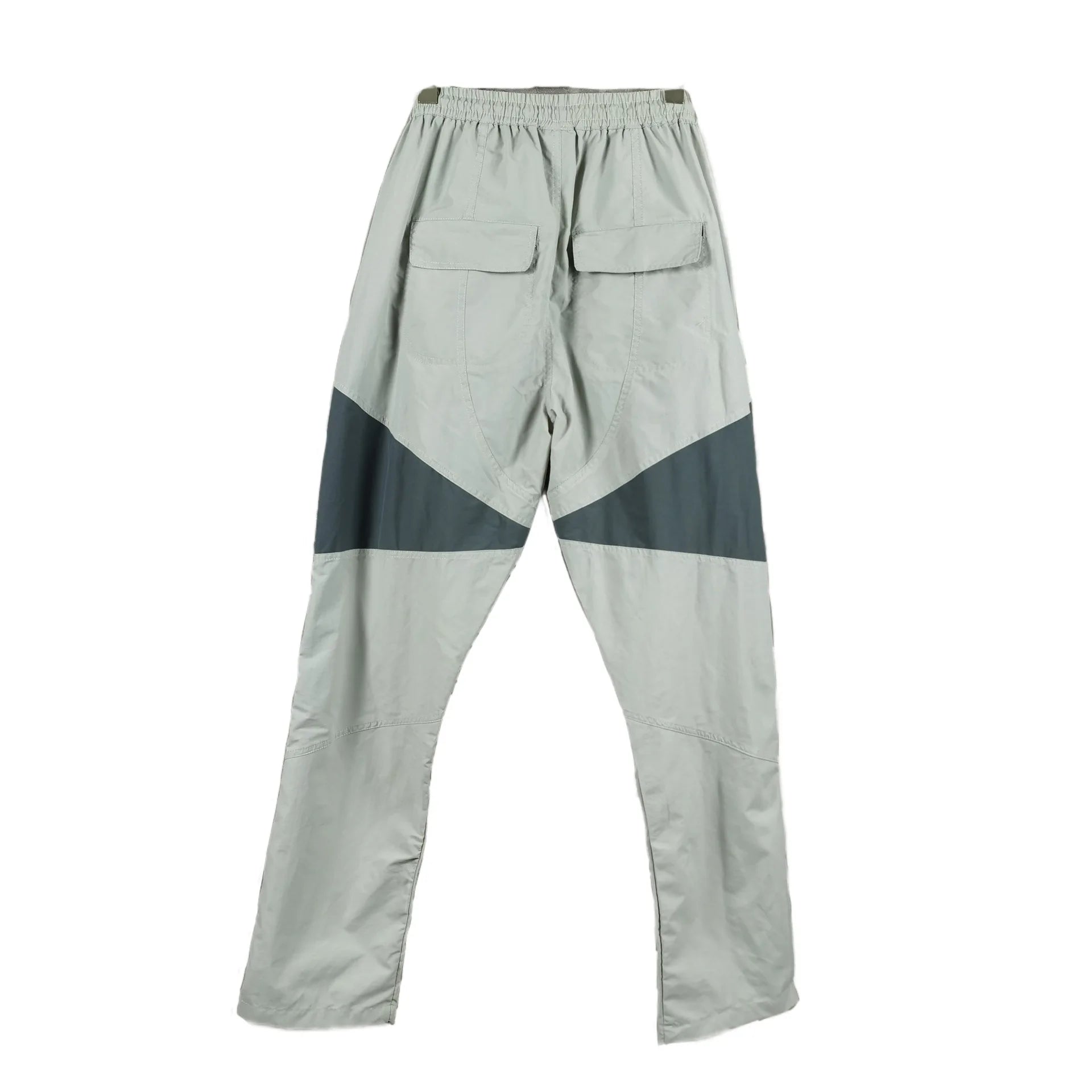 three dimensional adhesive zipper splicing functional patchwork cargo trousers mens high street vibe thin nylon cargo pants unique cargo style 1951