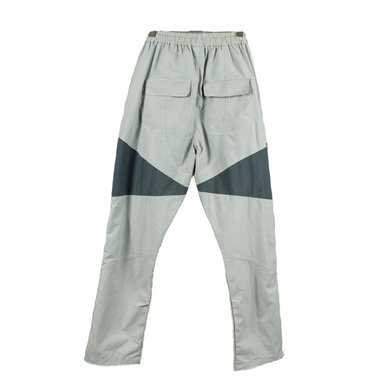 three dimensional adhesive zipper splicing functional patchwork cargo trousers mens high street vibe thin nylon cargo pants unique cargo style 1951