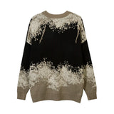fire graphic sweater, 2025 fashion trend, cozy fashion fit, stylish street outfit, modern aesthetic appeal
