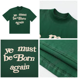 Sadcore Crying angel – Frog Drift Ye Must Be Born Again Kanye Streetwear Foaming Pr