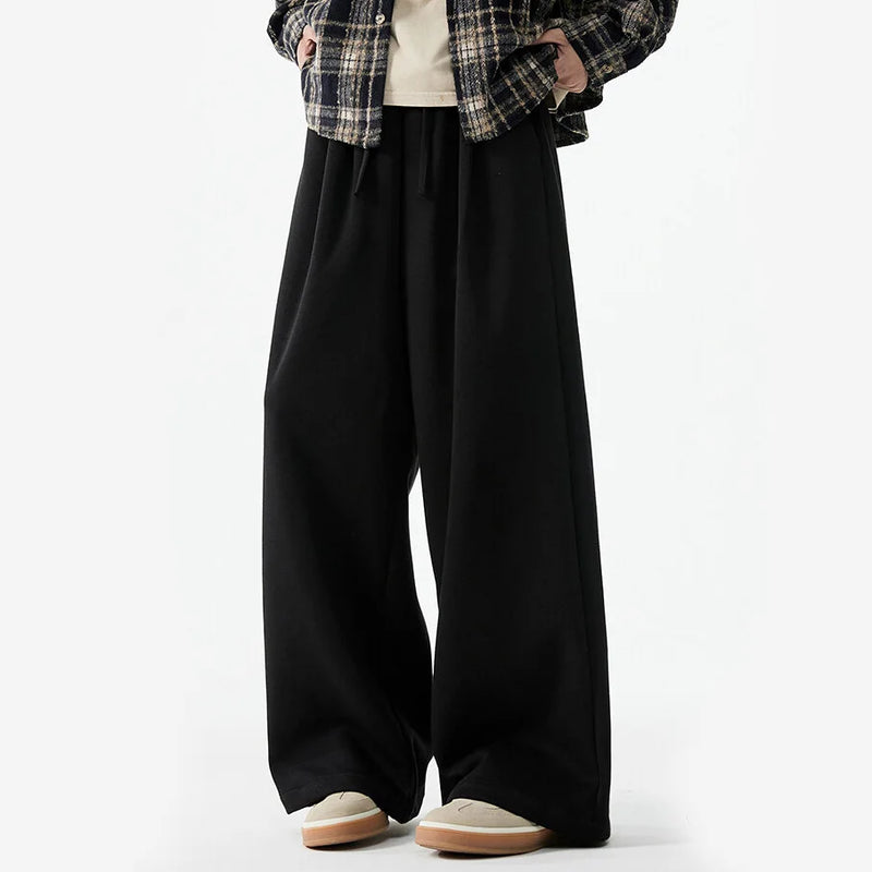 men women loose casual streetwear fashion wide leg sport pants jogger sweatpants hip hop trousers baggy pants unique joggers style 1712