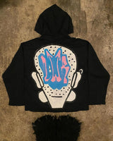 Y2K Womens Clothing Sweatshirt Long Sleeved Pullover Handdrawn Pattern