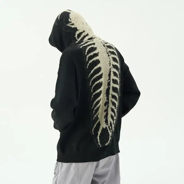 techwear flame hoodie, cold season layer, oversized streetwear hoodie for men, urban techwear fashion