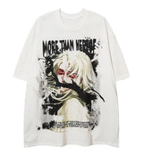 Vaporwave Aesthetic print tee – Aolamegs Men Oversized T Shirts Anime Cartoon Character Grap