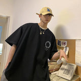 Y2k Tribal flames – New Gothic Earth Graphic T Shirt Man Hip Hop Fashion Oversize