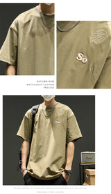 Trapwear Crying character – Summer Mens Embroidered Short Sleeve T Shirts 2024 New Oversized