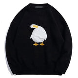 varsity flame pullover for men with bold graphic knit design, perfect for 2025 fashion, street fashion menswear trend for sea