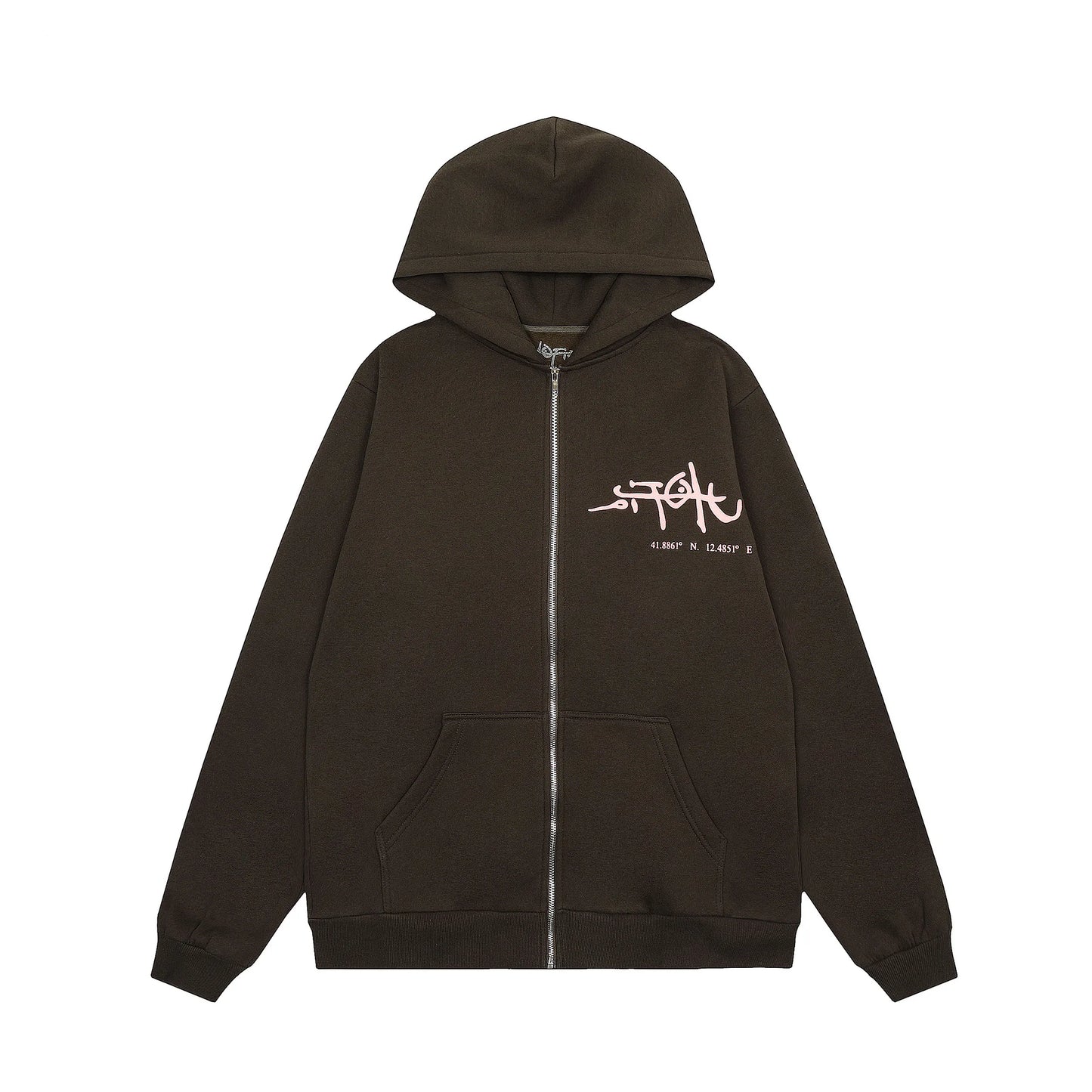 Y2K Skeleton Graphic Hoodie Layered Streetwear