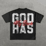 Sadcore Graphic tee – Y2K American Street Summer Fashion Short Sleeved Shirt Men Y