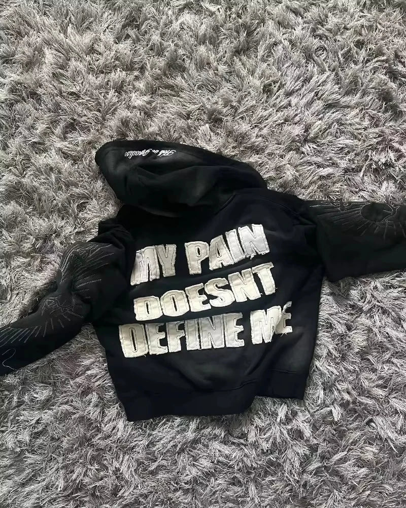 Street Y2K New Fashion Joker Fleece Padded Zipper Hoodie Women Harajuk