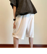 summer running baggy y2k shorts for men casual gym sport short pants threaded solid drawstring basketball bermuda masculina unique shorts style 3544