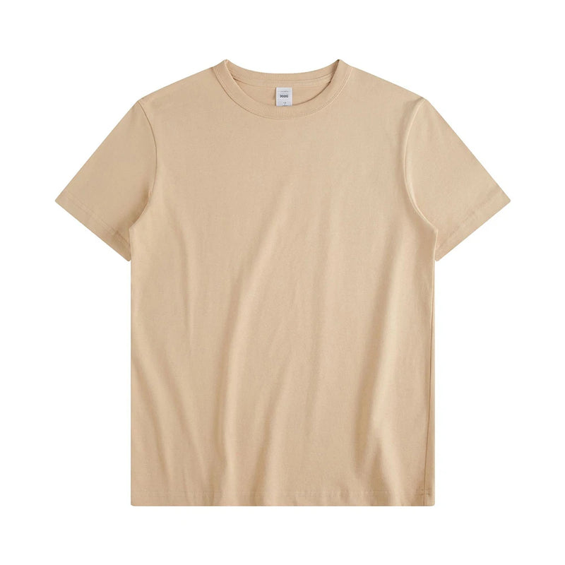 Harajuku Aesthetic piece – Amekaji Vintage T Shirt Men 2023 Summer New Combed Cotton Ro