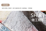 American men and women trendy personalized graffiti printed short sleeved shirt summer couple hip-hop loose fitting Harajuku top