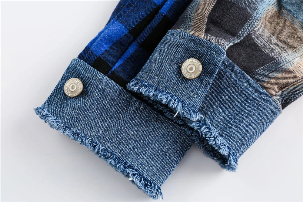 oversized wear unisex hip 680966 fit style men-hip-hop-denim-jacket-plaid-patchwork-oversized-harajuku-y2k-unisex-jeans-jackets-2023-man-fashion-causal-jacket-outwear hop graphic fashion quality casual streetwear - everyday high image essential urban material design style print premium streetwear design ID 4c41b