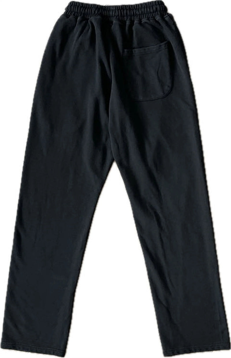 new arrival hs studios airbrushed skull print high street cotton winter pants sport casual pants unique default style 6180