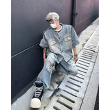 bold graphic coat, high-street look, for men, fall streetwear outfit, oversized style, layered fashion, modern aesthetic, graphic detail