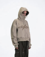 American Gothic Punk Harajuku Retro Oversized Hoodie Women Y2K Fashion
