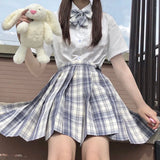 Jk Uniforms Gyaru School Uniform for Girl Student Pleated Skirt Uniform Set Women Short Sleeve Bow Tie Seifuku Japanese Style