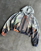 Y2K Retro Harajuku Statue Of Liberty Pattern Hoodie Fashion Casual Lon