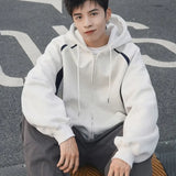 Heavy Weight American Hoodie Mens Spring Autumn 2024 Color Blocking Lo