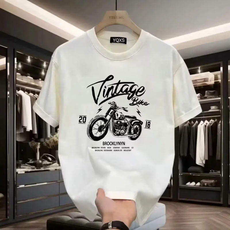 Gothic Tribal flame – 2024 Summer Mens T Shirt Cotton Sports Top Trendy Graphic T