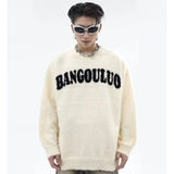 minimalist knit jumper, daily wear essential, trendy urban fashion top for men, layered streetwear look