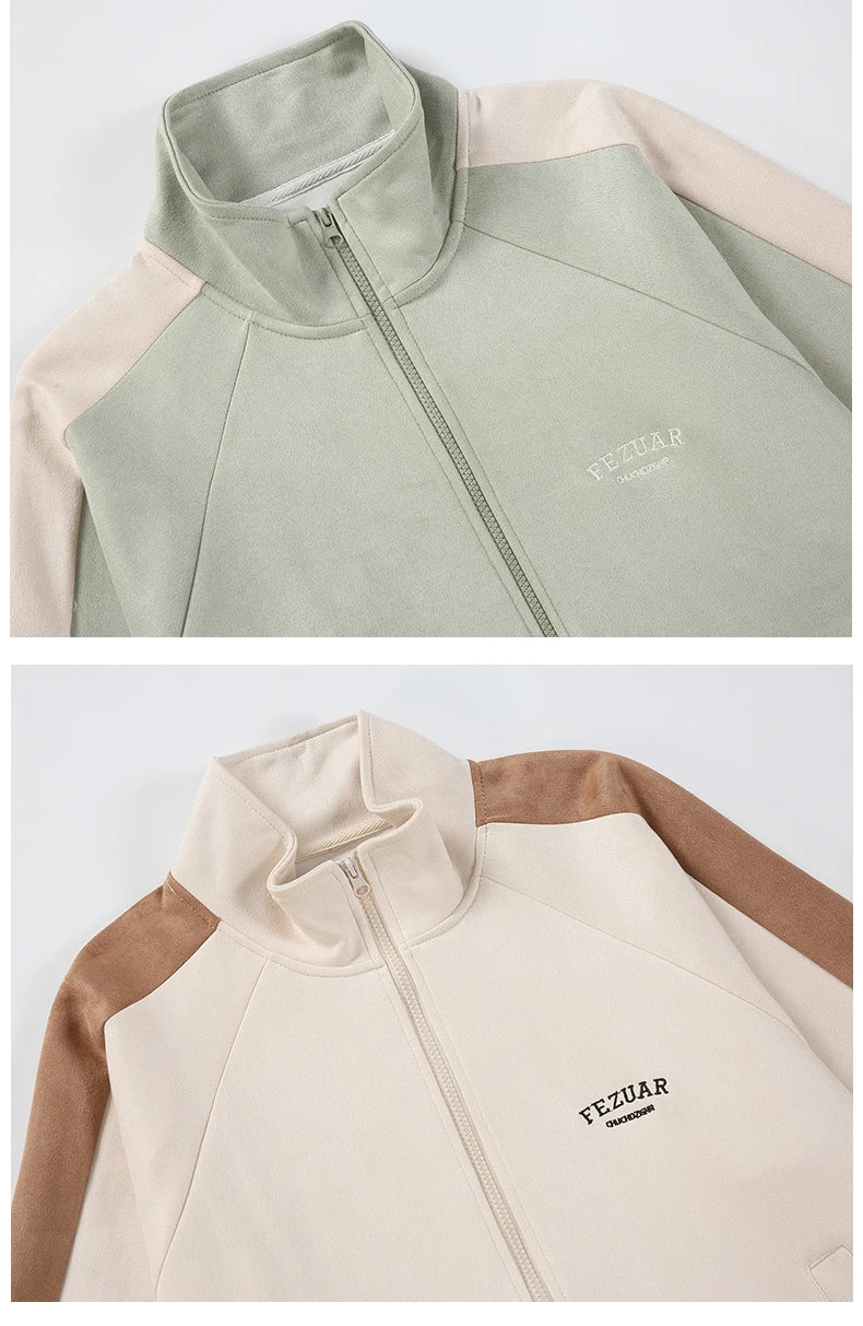 Retro Baseball Jacket for Men Cold Weather Jacket