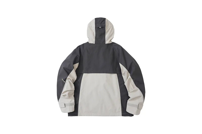 Undermycar 2023 Deconstructor Contrast Zipper Windbreaker Coat