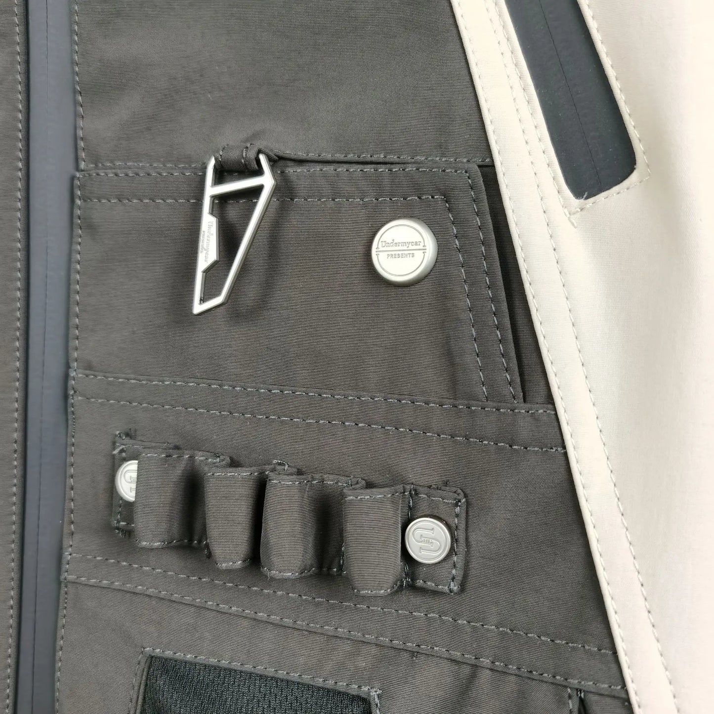 New 2023 Men Under My Car Parka All Track Zipper Casual Mess Inside Windbreaker With Hoody Trench Jackets Coat Outdoor  #A07