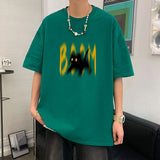 Cyberpunk Aesthetic piece – Japanese Fun And Trendy Cat Print New Short Sleeved T Shirts