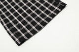 men women american streetwear fashion loose plaid wide leg straight pant boyfriend button down sports casual pants trousers unique default style 1430