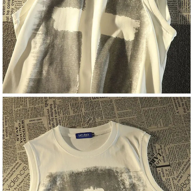 Harajuku Graphic tee – Pure Cotton American Retro Trend Fashion Niche Cross Print L