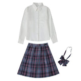 Japanese Korean Student Short Sleeve Sexy Jk Uniform Set High School Clothes Pleated Skirt Girl Seifuku Dress Cosplay Schoolgirl
