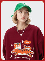 Glitchcore Design – Rainbowtouches 2022 New Mens Long Sleeve Vintage – Edgy Streetwear for All Genders