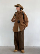 panelled street outerwear, high-street style, daily look