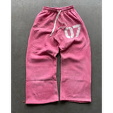 women street suit streetwear y2k casual sweatpants zip cardigan fashion digital print hooded men loose drawstring sweatpants unique joggers style 2498