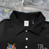 Polo shirt with lapel collar